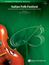 Italian Folk Festival Orchestra Scores/Parts sheet music cover Thumbnail